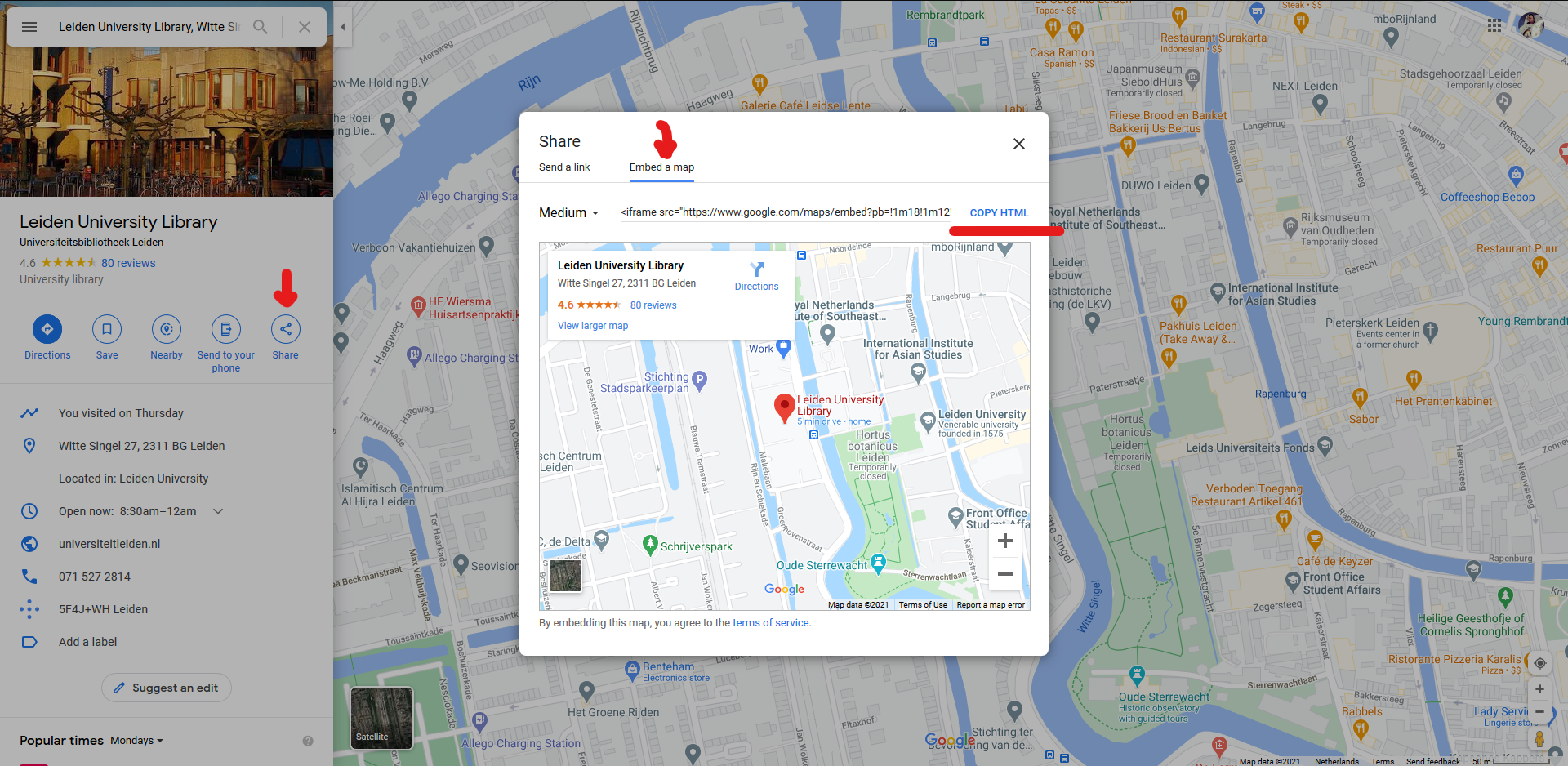 Google Maps in APLT